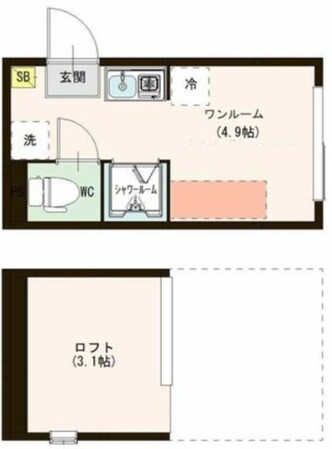 ハーモニーテラス砧の物件間取画像